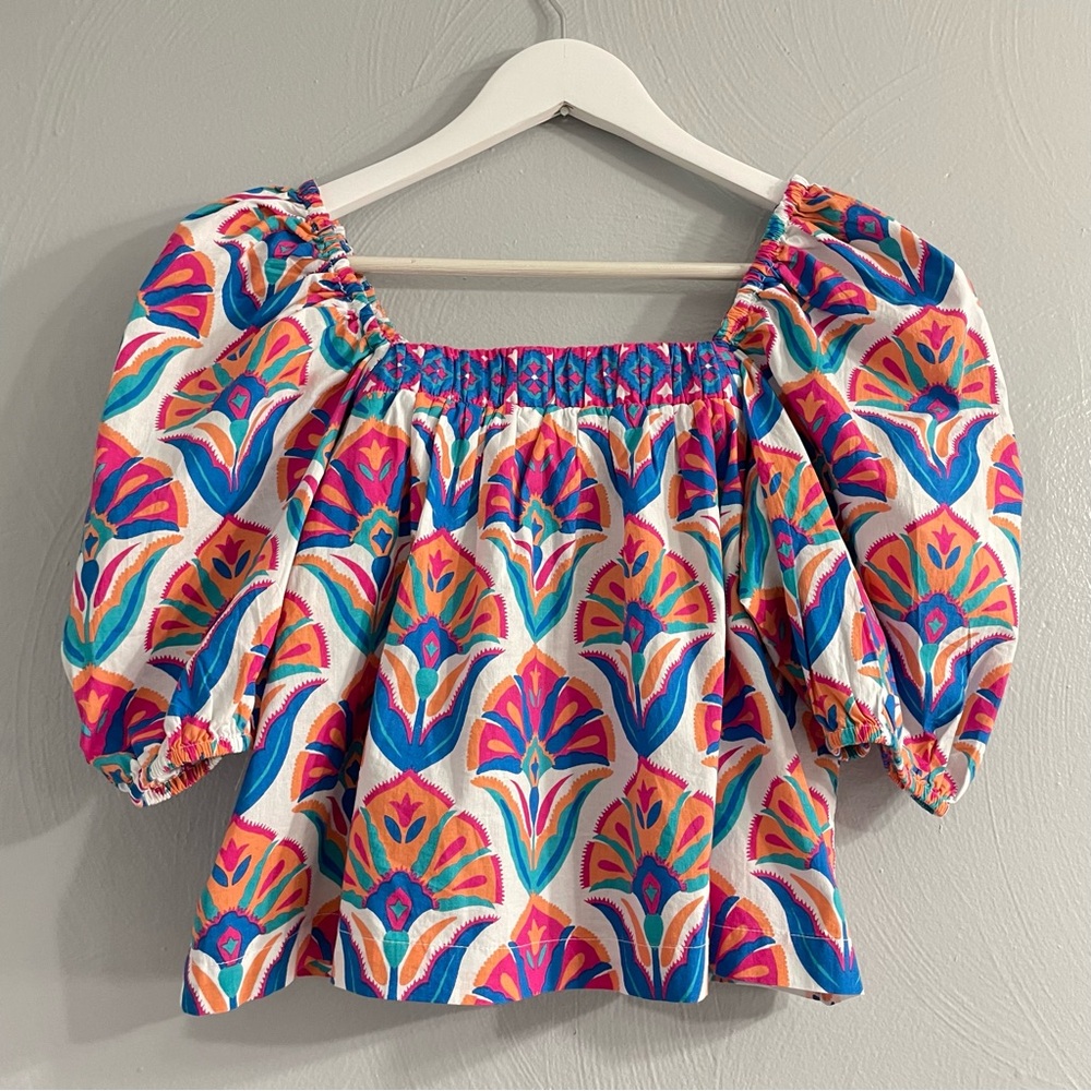 Printfresh Margot Square Neck Blouse In Multicolo… - image 7